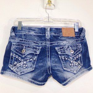 Amethyst shorts denim size 5 low rise